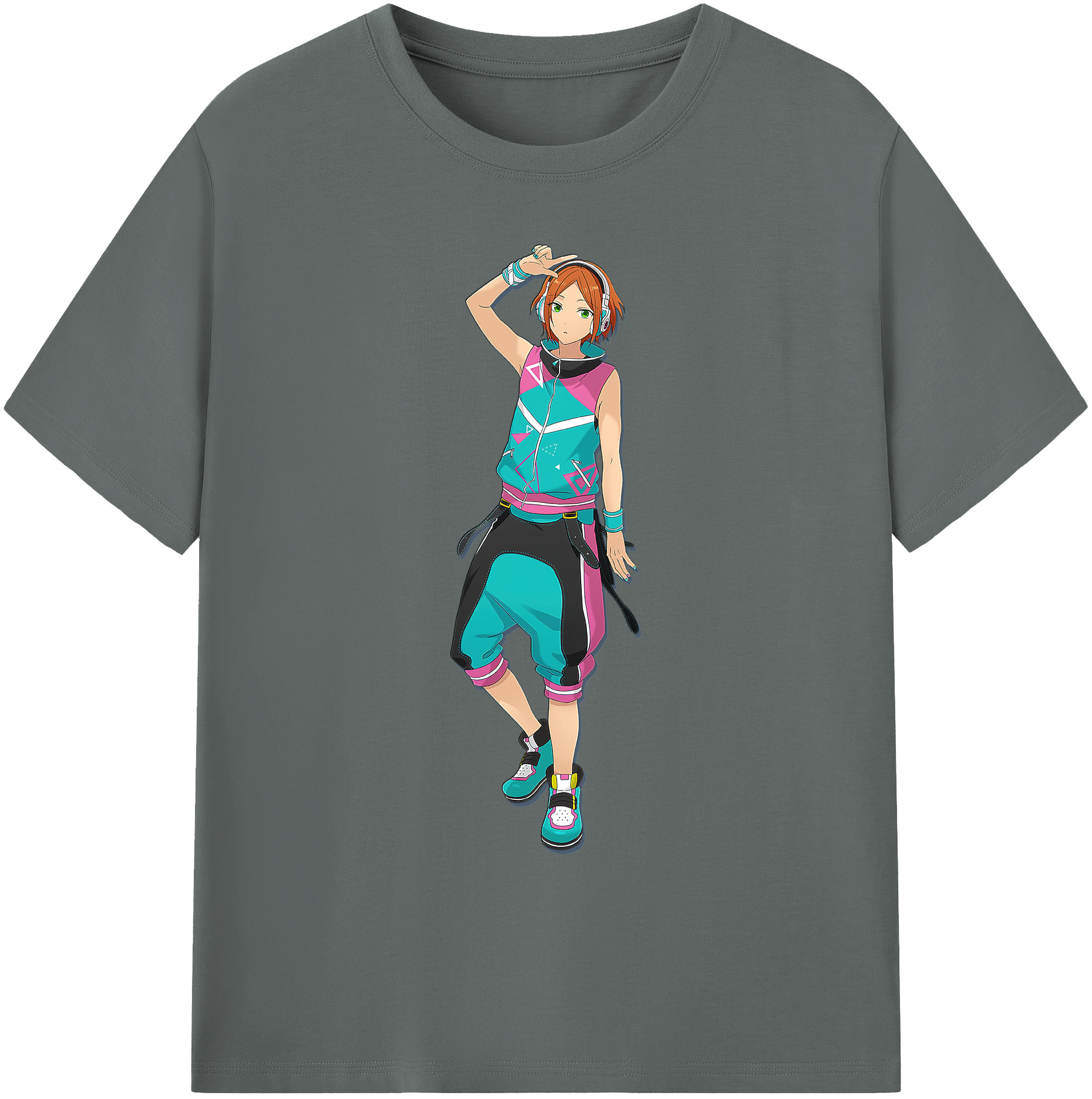 （画像用） あんさんぶるスターズ! Ensemble Stars 綿100％ メンズ半袖Tシャツ｜肌触りやわらか＆通気性